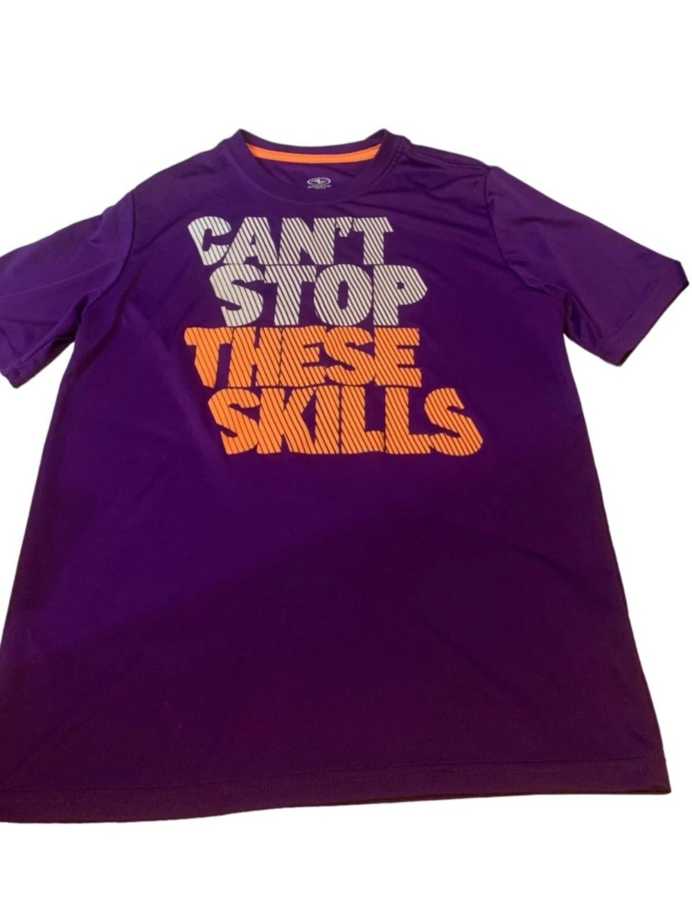 Athletic Sz XL Boys Active Graphic Purple